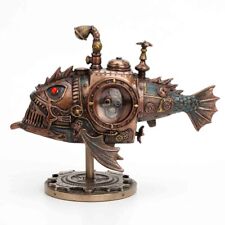 Steampunk Submarine Figurine Decorative Gift Decor 7.5