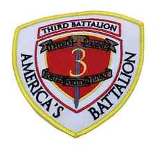 3rd Bn 3rd Marines- America's Battalion Patch – Sew on, 4