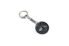 Shungite Keychain engraving Tree of life EMF protection made in Karelia C60 picture
