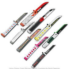9” Demon Killer Anime Spring Assisted Folding Pocket Knife Nine Styles picture