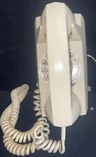 Gte  Starlite Beige Cream Colored Wall Rotary Phone 1983 picture