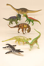 1993 - 2010 Safari Ltd. Dinosaurs Ankylosaurus Yangchuanosaurus Saltasaurus 7pcs picture