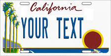 CALIFORNIA PERSONALIZED License Plate CUSTOM ADD TEXT picture