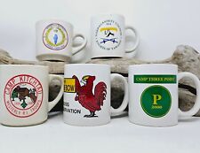 Lot of 5 Vintage Boy Scouts Coffee Mugs Narragansett Westerly Yawgoog RI picture