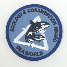 PATCH GSA Girl Scouts Sea World Ecology & Conservation Award Dolphins Whales picture