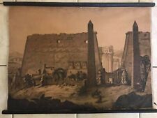 Temple in Luxor, Egypt - litograph poster picture
