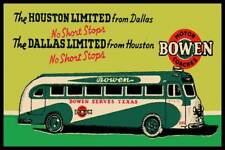 Bowen Motor Coaches Texas Fridge Magnet picture