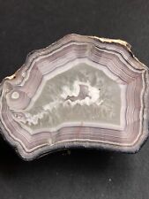 Banded Laguna Agate from Mexico High Grade Parallax Effect 11 Oz. picture