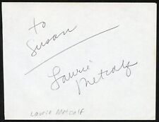 Laurie Metcalf signed autograph auto 4x5 Album Page Actress Comedian in Sitcoms picture