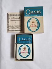Vintage Continental Lighter Oasis Cigarettes Japan With Box. NEAR MINT. RARE picture