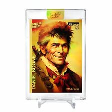 DANIEL BOONE American Frontiersman Art Card #DBAF *One & Only* Encased Gold 1/1 picture
