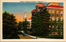 Vtg 1930s Syracuse University Campus Lyman Hall Syracuse New York NY Postcard picture