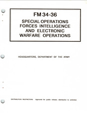 210 Page FM 34-36 SPECIAL FORCES INTELLIGENCE & ELECTRONIC WARFARE on Data CD picture