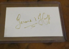 Gerard 't Hooft Nobel Prize Physics 1999 signed autographed business card rare picture