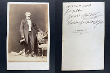 Garreaud, Lima, shipping, 1862 vintage cdv albumen print. Albumin Print  picture