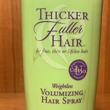HTF Thicker Fuller Hair Weightless Volumizing Hairspray Cell-U-Plex NON AEROSOL picture