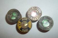 Vintage Lot of 4 Glass Vinatge Fuses, Qty 3 30 amp and 1 20 Amp By Buss, GE picture