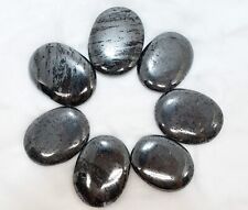 One(1)  Natural Hematite Thumb Worry Stone picture