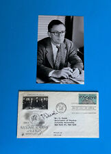 Polykarp Kusch (Nobel Prize Physics 1955 ) Hand Signed National Academy Sciences picture