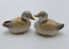 Vintage Homco Japan Small Fine Porcelain Ducks Figurine x2 picture