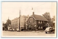 1945 First Methodist Church View Wayne Michigan MI RPPC Photo Posted Postcard picture