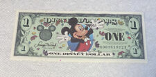 2000-AA Block. $1 Disney Dollar. Disneyland CU. From Original Pack. picture