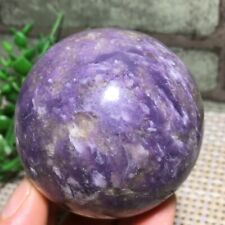 315g 60mm Marvelous Lepidolite Purple Mica Globe Reiki healing Crystal b3544 picture