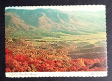 Cades Cove Smoky Mountains TN Autumn Foliage Scalloped Dexter Postcard 1970s picture