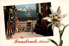 Vintage Innsbruck Postcard: Altstadt View, 1968 picture