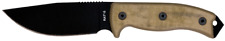 ONTARIO KNIVES RAT-5 Fixed Blade 8667 Knife 1075 Carbon Steel & Tan Micarta picture