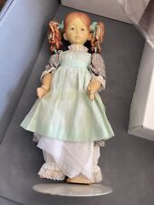 Dolfi Wood Doll Statue NADIA 11” Italy  Original Clothing 5-89 picture