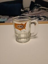 Vintage A&W Root Beer Small Mini Glass Old Logo A and W Mug 3