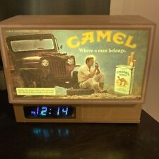 Rare Vintage 1981 Camel Cigarettes Lighted Sign Digital Clock Store Display picture