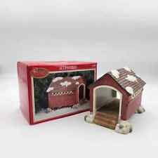 Vintage Dickens Collectables Covered Bridge Christmas Village Accessory picture