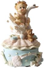 Artmark Baby Collection Musical Figurine - Baby Cherub Sitting on Goose 2001 picture