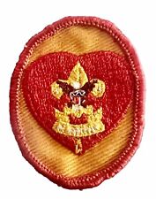 Boy Scouts Of America Patch Vintage Original Life Rank BSA GAUZE BACKED picture