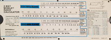 Motorola 2-Way Mobile Radio Calculator Slide Ruler Calculations Vintage 1981  picture