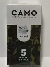 CAMO Self-Rolling Natural Leaf Wraps 125mm wraps - NATURAL Flavor (Full Box) picture