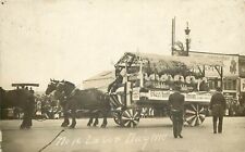 RPPC San Francisco Bottle Caners Union Women on Labor Day Parade Float 1910 picture