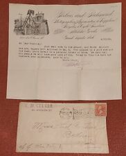 1898 Grand Rapids Mi Photography Bicycle Merchant Letterhead, Cover & 1898 Stamp picture