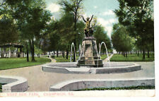 Vintage Postcard IL Champaign West Side Park c1908 -1463 picture