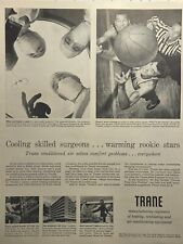 Trane HVAC Operating Room Sports Arena La Crosse Scranton Vintage Print Ad 1953 picture