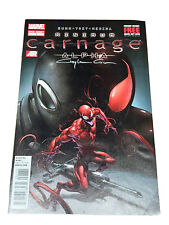 MINIMUM CARNAGE ALPHA (2013) #1 SIGNED BY CLAYTON CRAIN 1ST PRINT MARVEL SDCC picture