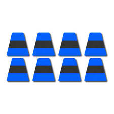 3M Scotchlite Reflective Tetrahedron Set - Blue w/ Black Stripe picture