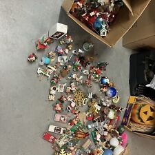 Huge Lot Of Random Vintage Christmas Ornaments Hundreds Of Pieces Some Very Rare picture