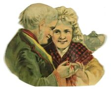 1887 Elderly Man Woman Warner's Safe Yeast Rochester NY Victorian Scrap Cutout picture