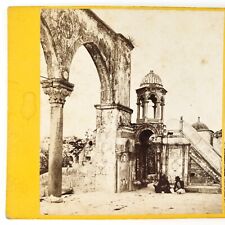 Mosque of Omar Jerusalem Palestine Stereoview c1865 Saracenic Pulpit Court A2621 picture