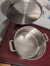 All-Clad Master Chef #506 6 Quart Lidded Pot Dutch Oven Stainless Steel USA Made picture