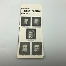 Vintage Wisconsin First Capitol State Park Travel Brochure U8  picture