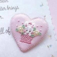 Sanrio Cheerly Chums Brooch Embroidery ISETAN Limited Pink Sanrio Cheerly Chums picture